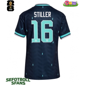 Tyskland Angelo Stiller #16 Bortatröja Kvinnor VM 2026 Kortärmad